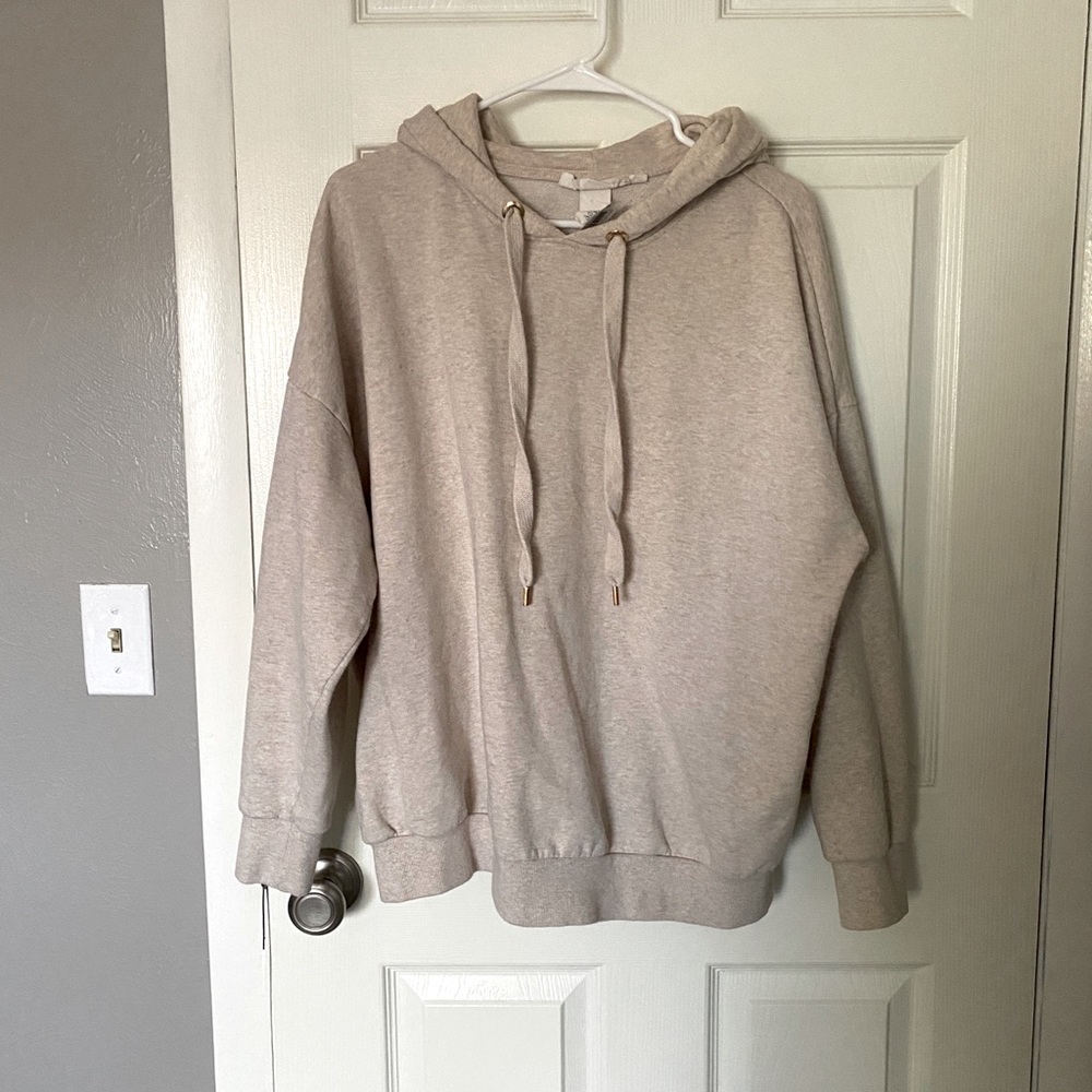 H&M Americana Beige Hoodie | Label of Graded Goods